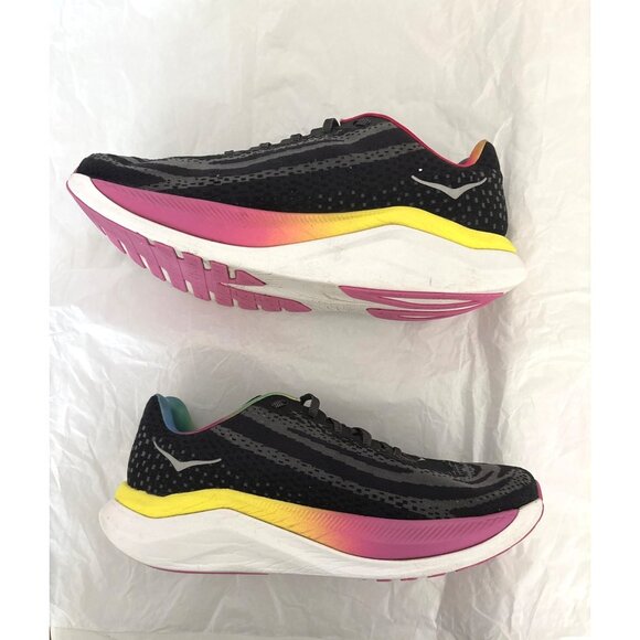 HOKA Mach X Running Shoes Men’s 9.5 Black Rainbow Sporty Athletic Speed Comfort main image 7